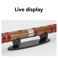 Flute Stand Acrylic Flute Display Stand Universal Bamboo Flute Desktop Stand Stable Clarinet Stand Holder.
