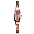 Di Shi Du's New Non fully Automatic Mechanical Watch Women's Oval Watch Women's Quartz Watch Waterproof Tungsten Steel Color Compact. 
