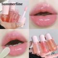 Fruit Crystal Jelly Hydrating Transparent Lip Oil Long Lasting Plumping Clear Lip Plumper Serum Lips Care Makeup Cosmetics.