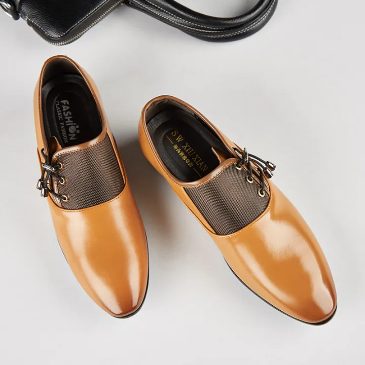 New%20plus%20Size%20Leather%20Shoes%20Men's%20Business%20Formal%20Shoes%20Versatile%20Wedding%20Shoes%20Soft%20Surface%20Black%20Casual%20Shoes%20One%20Piece%20-%20Image%204