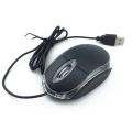 Generic Black 3-button 3d USB 800 Dpi Optical Scroll Mice Mouse W/ Blue / Red Leds For Notebook Laptop Desktop - Computer Peripherals.