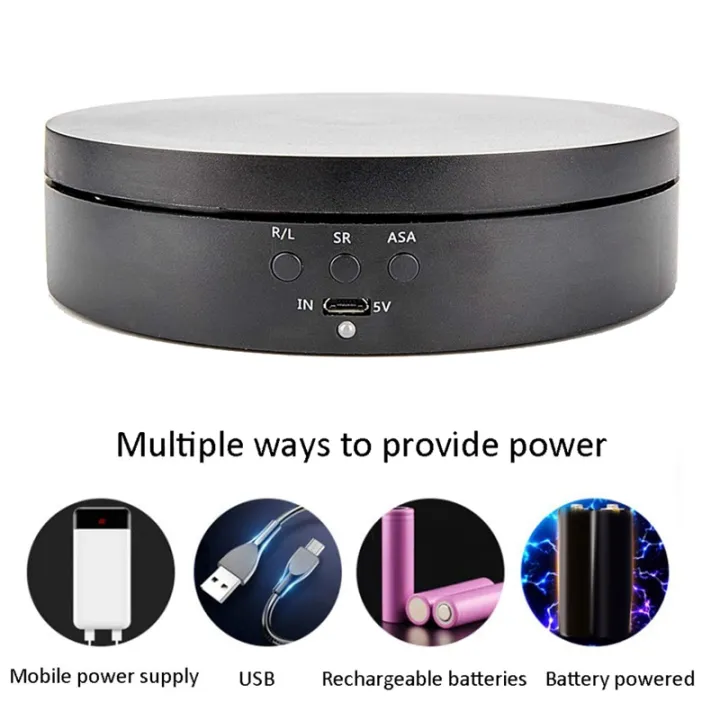 Black%20Rechargeable%20Turntable%20Display%20Stand,%20360%20degree%20Rotation%20Speed/Angle%20Adjustable%20for%20Photography/Jewelry%20Display%20-%20Image%205
