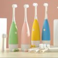 Children's electric toothbrush 3-15 years cartoon soft bristle toothbrush to clean teeth electric toothbrush 1pcs.