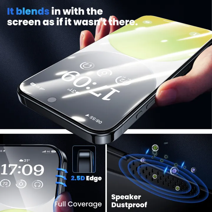 WSKEN%20Screen%20Protector%20for%20iphone%2014/14pro/15%20Pro/15%20Pro%20Max%20Full%20Cover%20Tempered%20Glass,Easy%20Install%20-%20Image%203