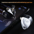 KZ Castor IEM in Ear Earphones Dual-Dynamic Driver Tuning Noise Isolating HiFi Wired Headphones With 2Pin Detachable Cable.