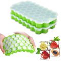 Silicone Ice Cube Tray 37 Cavity Ice-making Box Tray 37-Made of Food-Grade Silicone. 