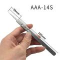 AAA-14S Tweezer Professional Curved Tweezer AAA-14S Tweezers Straight Tweezers Stainless Steel 170mm Tweezer Hand Tools Mobile Phone Repairing Opening Tools. 