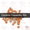 25Pcs- 390pF Capacitor Mini Ceramic Capacitor 391 390pF 50v Ceramic Disc Capacitor Non-Polarized Through Hole For Electrical Circuitry & Parts.