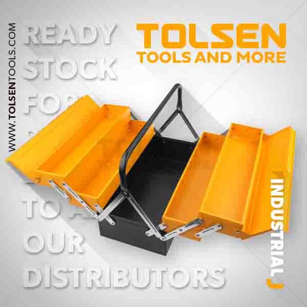 TOLSEN 3 Layer Heavy Duty Steel Tool Box 80211 - Kings Trading