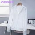 Women Sun Protection Jacket Lightweight Uv Protection Jacket for Women Breathable Sunscreen Coat with Quick-drying Fabric Perfect for Cycling Camping Zipper Opening Hooded Design Women Outdoor Sunwear. 