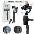 S5B 3 Axis Bluetooth Handheld Gimbal Stabilizer Cellphone Video Record Smartphone Gimbal For Smartphone Action Camera. 