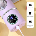 Portable Blender Blender for Shakes Smoothies 700ML 12-Blades Fast Mixing 2 in 1 Blender Personal Juicer 7.4V B.