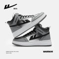 Warrior Shoes Official 2022 New Trendy Casual Shoes Air Force One Fashion High-Top Board Shoe Men.