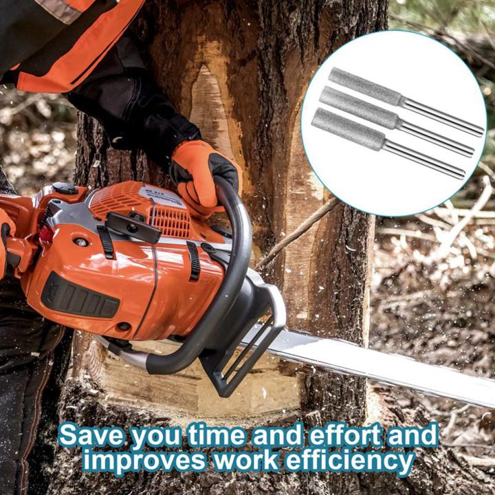 NAMUNY 18Pcs Diamond Chainsaw Sharpener Bits,3 Size Stone Chain Saw Chainsaw Sharpener Tool for Chain Saw Stone Jewelry Wood