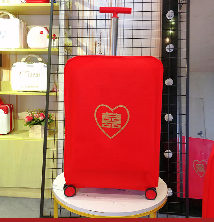 Suitcase%2024%20inch%20wedding%20suitcase%20set%20double%20happiness%20word%20big%20red%20suitcase%20trolley%20trunk%20cover%20protective%20bag%20-%20Image%205