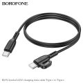 BOROFONE BX91 Symbol 60W Charging Data Cable Type-C to Type-C Type C to Type C 60W Cable PD CAble 60W. 