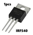 A CLASS IRF540PBF IRF540 MOSFET IRF540N IC 100V 30A 100W TO-220 N-Channel Power MOSFET 3 Pin Leads IRF540 Transistor IRF540N MOSFET. 