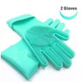 Silicone Dish Washing Kitchen Hand Gloves - Hand Gloves -Garden Cleaning/ Simplify Dishwashing With The Silicone Kitchen Hand Gloves - Providing Convenience. 