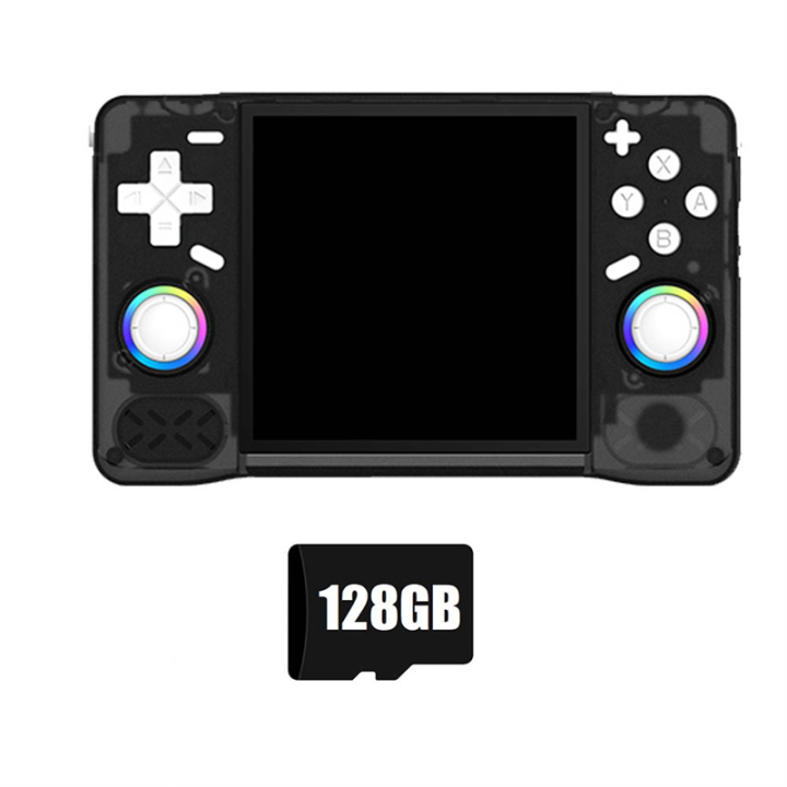 Portable Pocket Game Player XF40H Retro Handheld Game Console 4.0" IPS Screen 128G WiFi Linux RGB Support 3D Joystick D