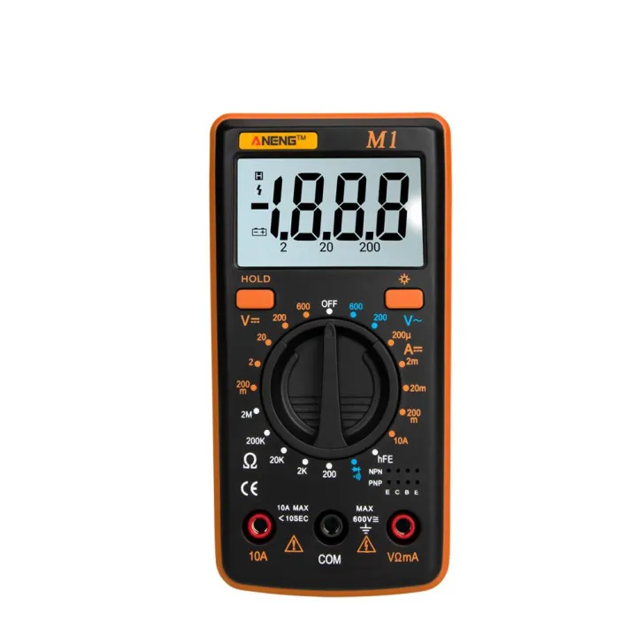 KOGEEK%20ANENG%20M1%20Handheld%20Digital%20Multimeter%20LCD%20Backlight%20High%20Precision%20AC/DC%20Voltage%20Current%20Resistance%20Transistor%20Continuity%20Tester%20Overload%20Protection%20-%20Image%203