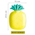 【Cathery Baby Store】Nordic fruit pineapple bowl plate home creative ceramic bowl girly dessert tray dishes LB022704. 