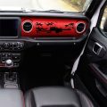 Dashboard Decal Glove Box Beach Scenery Vinyl Sticker Trim for Jeep Wrangler JL Gladiator JT 2018-2023 Accessories.