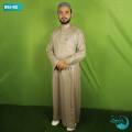 Brown Color Muslim Clothing Thobe Korean Micro Torre Fabric Saudi Arab full Sleeve Islamic Jubba for Men. 