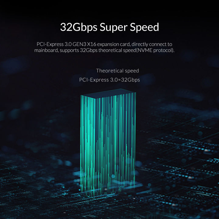 ORICO%20PSM2-X16%20PCI-E%20Express%20M.2%20M-key%20Interface%20SSD%20M.2%20NVME%20to%20PCI-E%203.0%20X16%20Gen3%20Convert%20Card%20Support%202230-2280%20Size%20Super%20Speed%20Card%20-%20Image%202