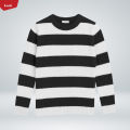 Girls Premium Soft Knit Striped Pullover Sweater From Levin. 