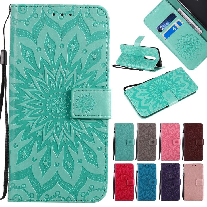 【HOT】 3D Wallet Flip Sunflower Leather Case For 11 Pro X XS XR 5 5S SE 6 6S 7 8 Plus Book Cases Soft TPU Phone Cover Fundas