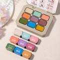 Empty Eyeshadow Box Palette Paint Case with Lid for Eyeshadow Gouache Oil Paint.