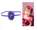 Soft Cute Flower Head Bands For Baby Girls. 