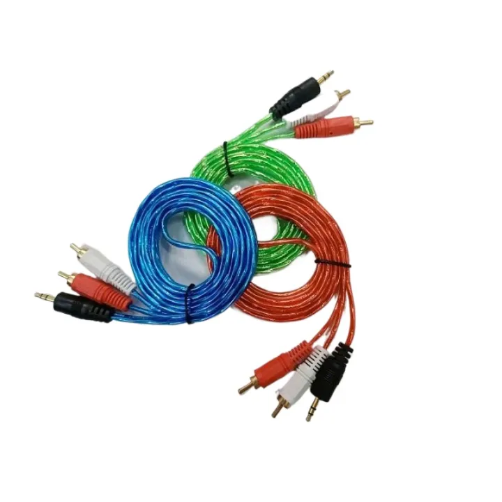 1%20Meter%20%203.5mm%20jack%20to%202%20RCA%20audio%20video%20adapter%20cable%20for%20TV%20Plus%20cable/DVD%20game%20console/large%20speakers%20-%20Image%203