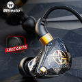 Wiresto In Ear Headphones Earphone Wired Earbuds Heavy Bass Headset Soundproof Earplugs Noise Canceling.
