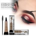 6- Color Eyebrow Gel Waterproof Smudge Proof Styling Liquid Color Rendering Eyebrow Dye Cream. 