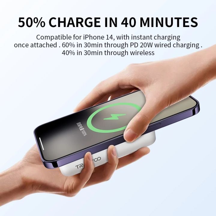 Tranyoo%20F25%20Wireless%20Power%20Bank%2010000mAh%20PD%2020W%20QC%203.0%20Super%20Fast%20Charging%20MagSafe%20Strong%20Magnetic%20Attraction%2015W%20Wireless%20Automatic%20Sensing%20With%20Stand%20For%20iPhone%20Samsung%20Galaxy%20Google%20Universal%20Compatibility%20Powerbank%20-%20Image%205