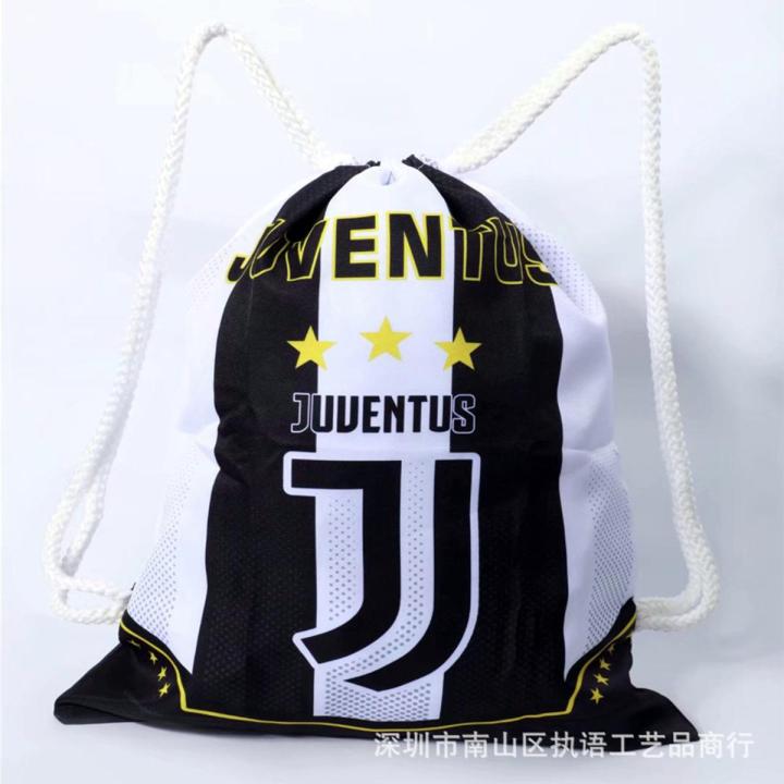 Juve Liverpool Argentina Sports Outdoor Drawstring Bag Football Fans Backpack Fans Souvenir Drawstring Portable