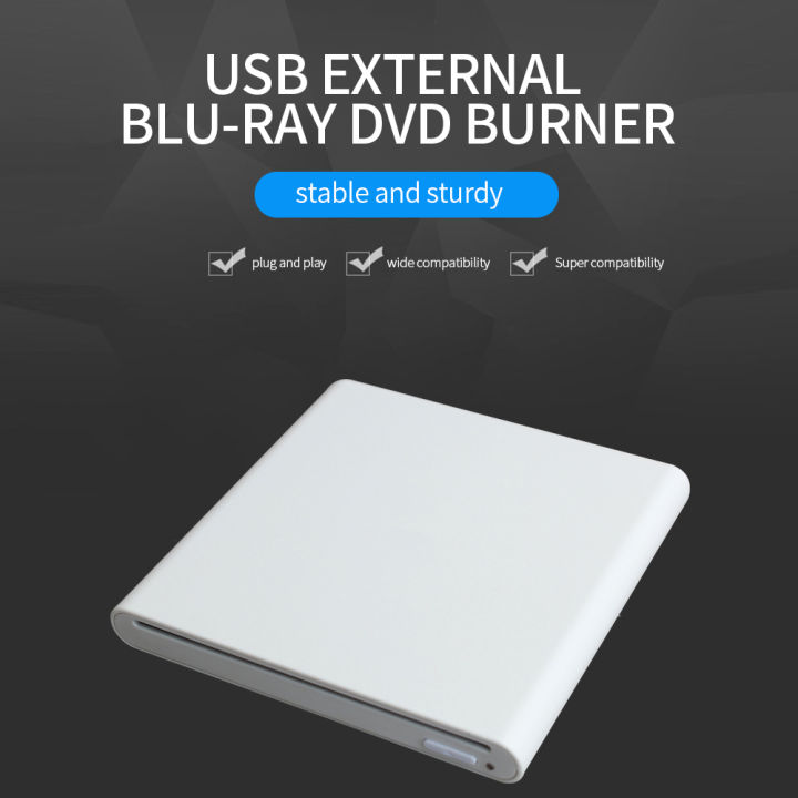 USB3.0%20Suction%20Blu-ray%20Drive%20External%20Optical-drive%20Portable%20DVD%20Driver%20for%20Windows/IOS%20Silver%20-%20Image%204