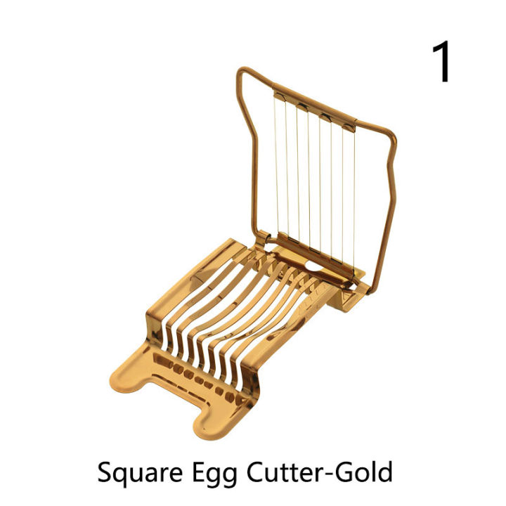 Egg Slicer Stainless Steel Eggs Hard Boiled Metal Tomato Cutter Section Chopper