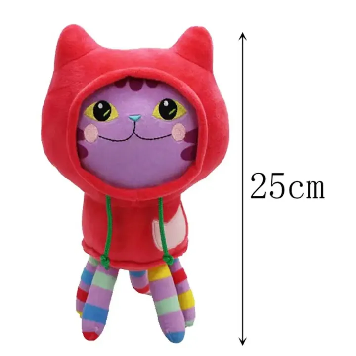 10pcs%2020-32cm%20Gabby%20Doll%20House%20Plush%20Toy%20Backpack%20Cat%20Cake%20Cat%20Mermaid%20Stuffed%20Animal%20Plushie%20Gbay%20Sticker%20for%20Kid%20Chrismas%20Gift%20-%20Image%205