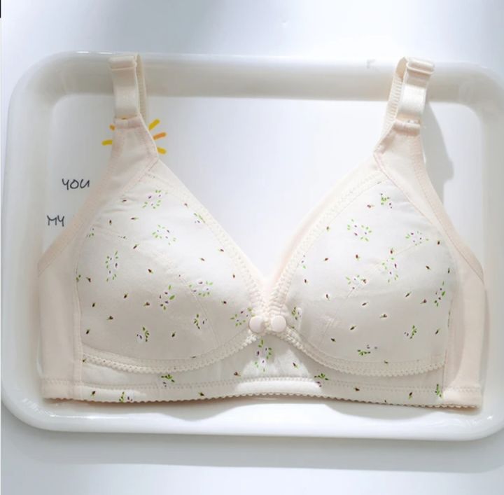 Imported Premium Breastfeeding Bra sports Bra Front Button Bra cotton Bra comfortable Bra new born baby feeding Bra for women