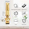 High Pressure Brass Water Nozzle Watering Tool Adjustable Pressure Washer.