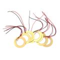 2PCS-35mm Buzzer COPPER PIEZO ELEMENT  Sounder Sensor Trigger Drum Disc Vibration Knock Sensor 35mm Copper Piezo Element With Cables. 