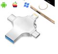 4 In 1 Flash Drive 32GB Metal Body.