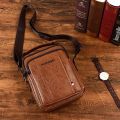 Men's Synthetic Leather Shoulder Bag Men PU Crossbody Messenger Bags Man Casual Shoulder Bags For Male Top Handle Handbags.