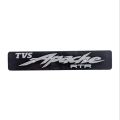 Apache RTR  Front Name Plate Stainless Steel With Laser Marking Brand Name. 