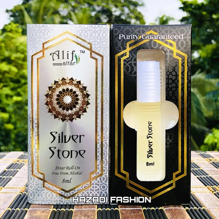 Silver%20Stone%20By%20Alif%20Attar%20Long%20Lasting%20Roll%20On%20Perfume%20(%E0%A7%A7%E0%A7%A6%E0%A7%A6%25%20%E0%A6%B9%E0%A6%BE%E0%A6%B2%E0%A6%BE%E0%A6%B2)%20-%208ml%20-%20Image%202
