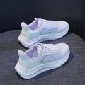 Casual Women's Shoes Wholesale Sneakers Women's Fashion Trend Fashion Fly Woven Face Breathable Women's Lightweight Sports Women's Shoes. 