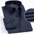 Classic Striped Solid Color Men39s Shirt Large Size 5xl 7xl 8xl White Shirt Men39s Long Sleeve Men39s Clothes Camisa Masculina. 