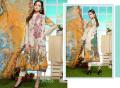 Unstitched Original Pakistani Lawn Dress with embroidery and digital printed dress. 